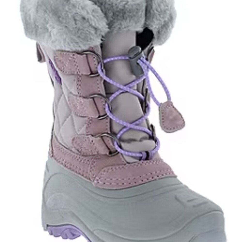 Totes Big Girls Jenny Waterproof Insulated Flat Heel Winter Boots SIZE 4